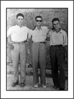 Foto Rafael Serrano Díaz, Rafael Rodriguez Puebla y Julian Garcia Puebla.