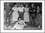 Foto Petra Gómez Díaz, Claudio Serrano Gómez, Amalia de las Heras Ramos, Julián García Puebla, Carmina de las Heras González, Rafael Serrano Díaz y Vicenta de las Heras Glez.