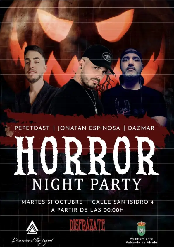 Cartel Fiestas Halloween 2023